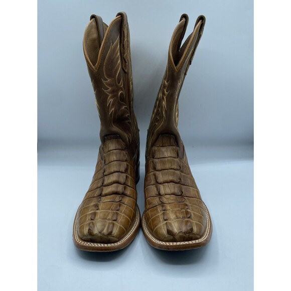 Cody James Boot Mens Men 9.5 D Caiman Cognac 12\